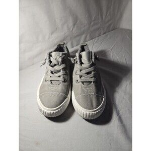 Blowfish Malibu Women's Grey Slip-On Sneakers, Size 7.5, Low Top